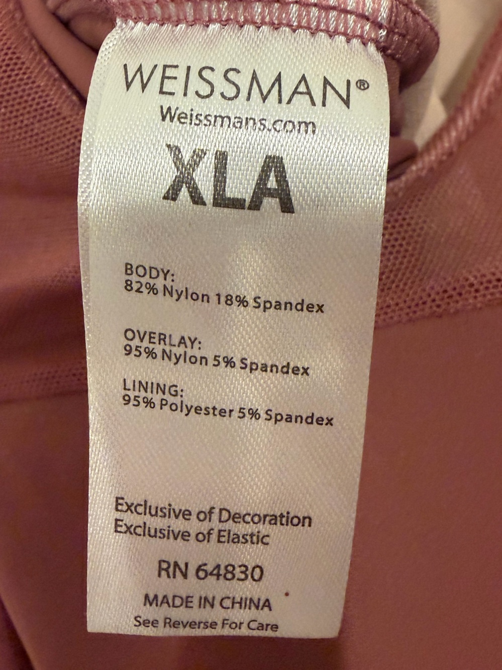 Weissman “Bruises” Rust Long Sleeve Draped Lyrical Dance Costume - Picture 3 of 6